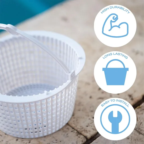Skimmer Basket Replacement with Handle, SP1091C, for Hayward Automatic Skimmers