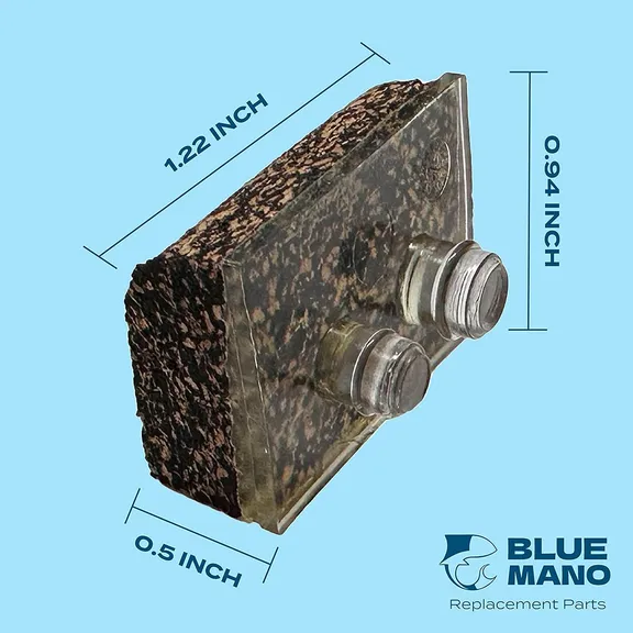 Blue Mano Vinyl Shoes Replacement for Hayward Pool Cleaners, Set of 4