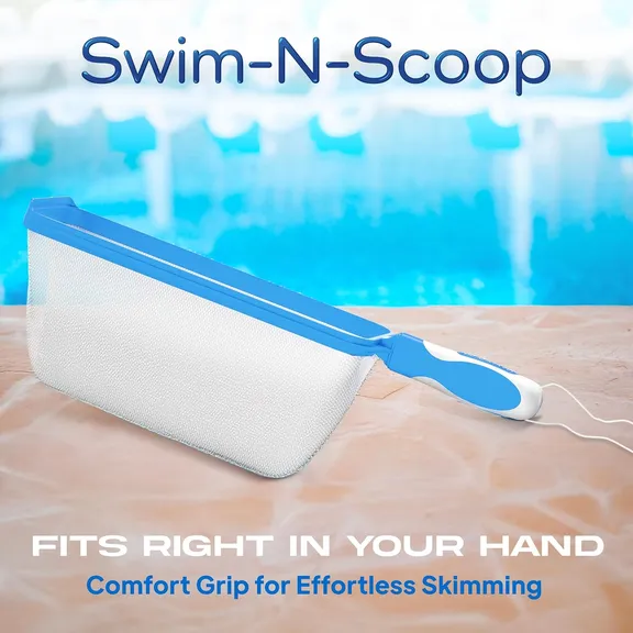 Skimmie&reg; Swim-N-Scoop in Pool Handheld Skimmer Net