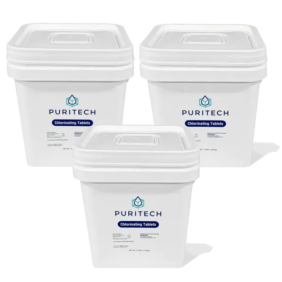 Puri Tech Chlorine Tablets, 12lb.