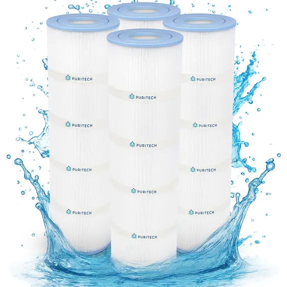 Puri Tech PJAN85-PAK4 Pool Filter Cartridge Replacement 4-Pack, for Jandy CL340, PJAN85, C-7468, FC-0810, 46254 / 303845