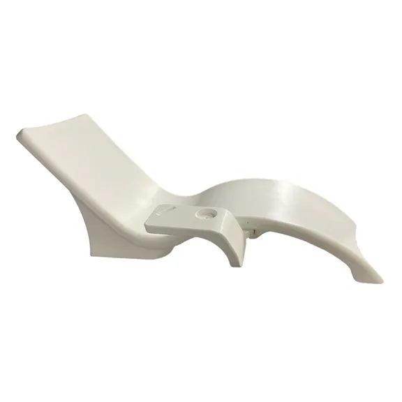 Global Pool Products Lounge Chairs with Connecting Table, Set of 2, White