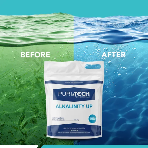 Puri Tech Pool Chemicals Total Alkalinity Increaser Plus, 10lb.