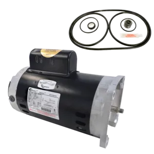 Puri Tech 2HP Pentair Challenger Replacement Motor Kit with Century B2843 Motor and GO-KIT-5