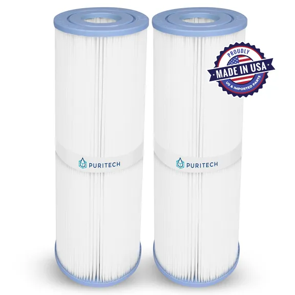 Puri Tech Spa Filter Cartridge Replacement 2-Pack, for Rainbow Dynamic 25 5x13, 25 Sq Ft Hot Tub & Pool Filter, PRB25-IN, C-4326, FC-2375, 46158 / 45142, 305998