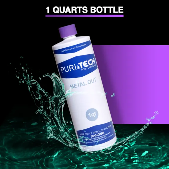 Puri Tech Metal Out for Pools, 32 oz.
