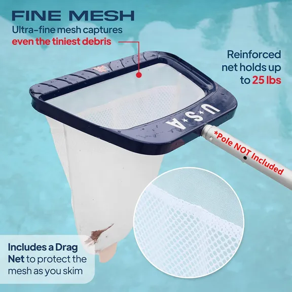 Skimmie&reg; USA Blue Pool Skimmer Deep Bag Net