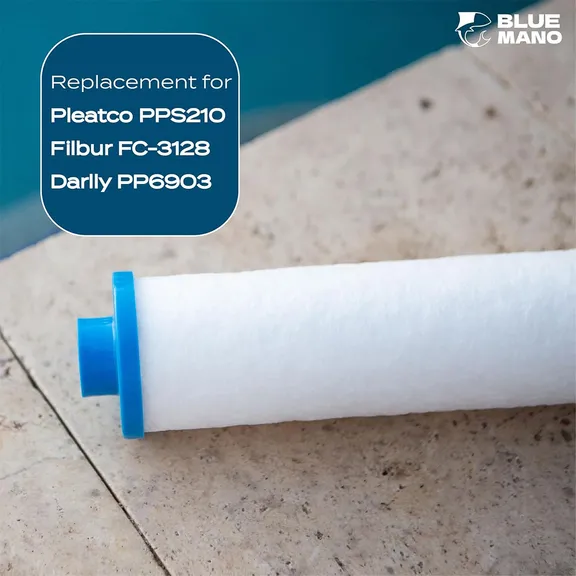 Blue Mano Small Pre-Filter, Replacement for for Filbur FC-3128, Pleatco PPS2100