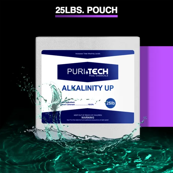 Puri Tech Pool Chemicals Total Alkalinity Increaser Plus, 25lb.
