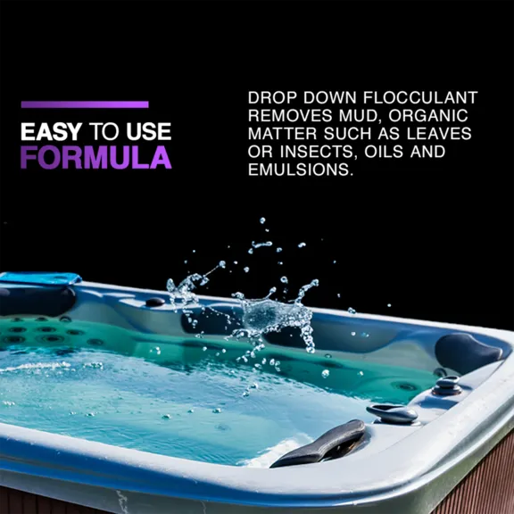 Puri Tech Pool Chemicals Drop Down Flocculant, 32oz.