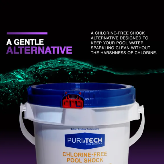 Puri Tech Pool Chemicals Chlorine-Free Pool Shock, 5lb.