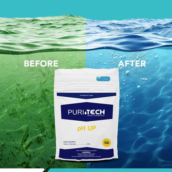 Puri Tech pH Up Increaser for Pool & Spa, 5lb.