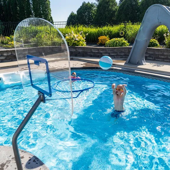 Global Pool Products Inground Pool Basketball Game 6" Bronze Anchor