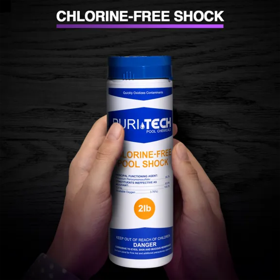 Puri Tech Pool Chemicals Chlorine-Free Pool Shock, 2lb.