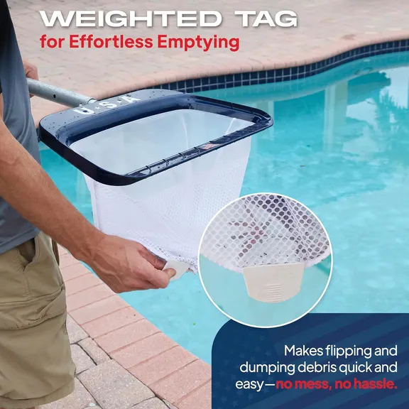 Skimmie&reg; USA Blue Pool Skimmer Deep Bag Net