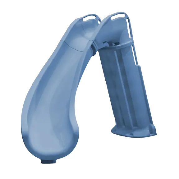 Global Pool Products Bad AXE X6 Slide, Left Curve, Blue Quartz