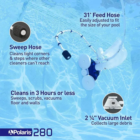 Polaris 280 Vac-Sweep Pressure Side Pool Cleaner Bags Kit