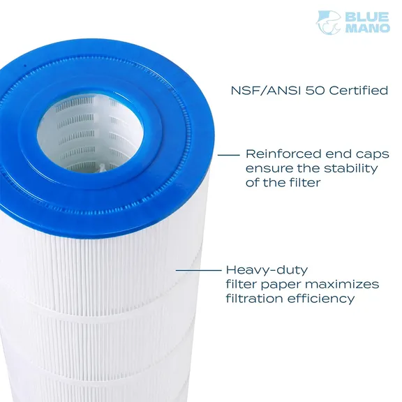 Pool Filter Replacement Cartridges PCC105, 4-Pack