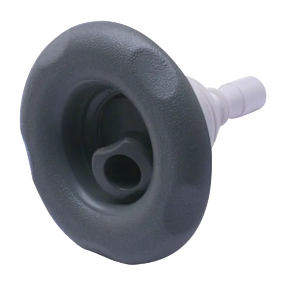 Waterway Large Thread-In style Poly Storm Directional Jet Insert 5-Scallop, 4" in Diameter, Black