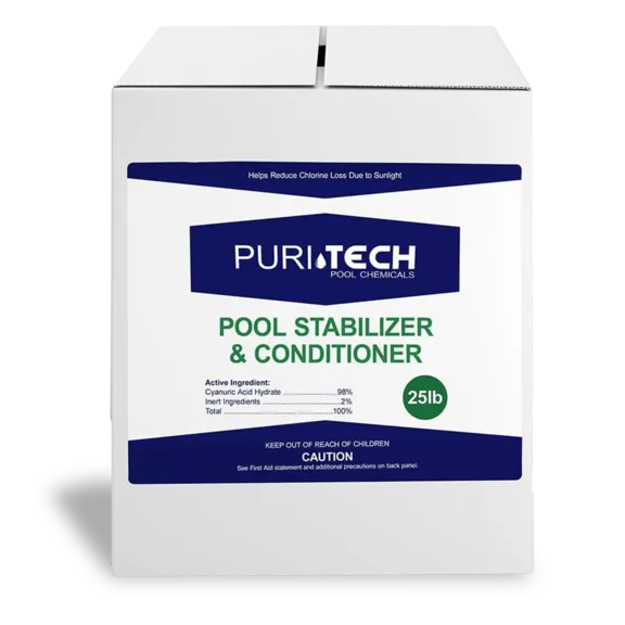 Puri Tech Pool Stabilizer & Conditioner Chlorine Tablet, 25lb.