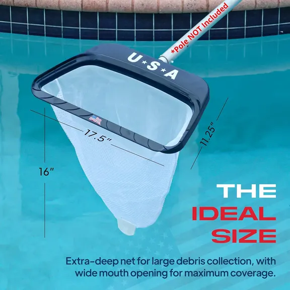Skimmie&reg; USA Blue Pool Skimmer Deep Bag Net