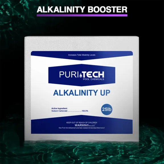 Puri Tech Pool Chemicals Total Alkalinity Increaser, 25lb.