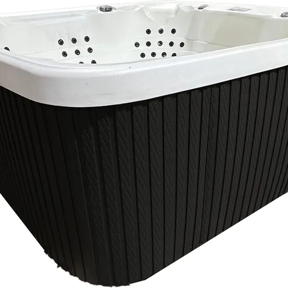 Confer Plastics Hot Tub Panel Replacement Kit, Black, Fits Spas Up to 84" x 84"
