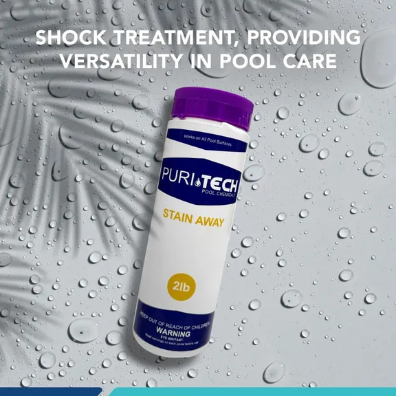 Puri Tech Stain Away Pool Chemicals, 2lb.