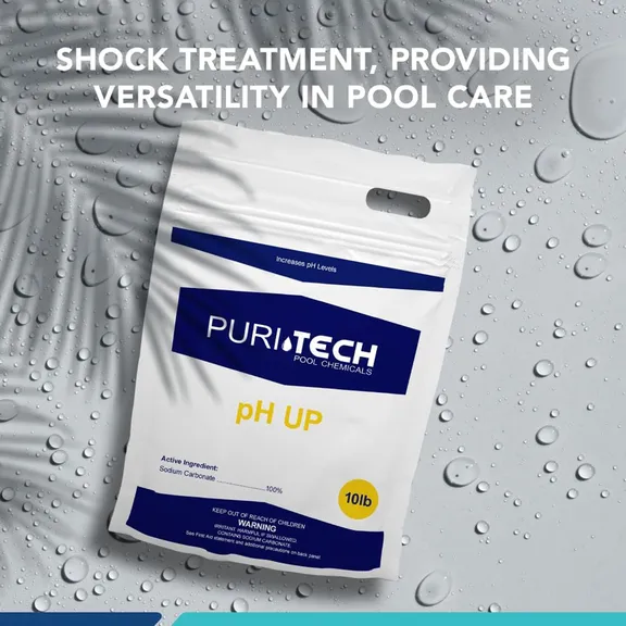 Puri Tech pH Up Increaser for Pool & Spa, 10lb.
