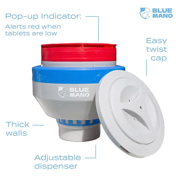 Blue Mano Pop-up Floating Chlorinator