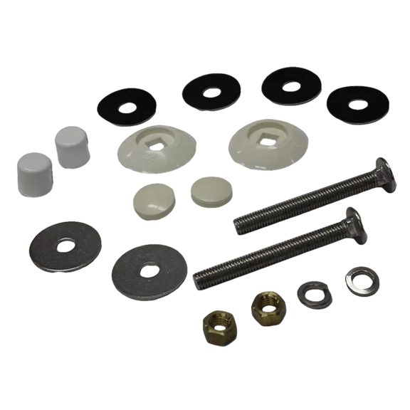S.R. Smith Residential White Two-Hole Diving Board Mounting Kit