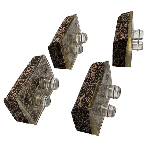 Blue Mano Vinyl Shoes Replacement for Hayward Pool Cleaners, Set of 4