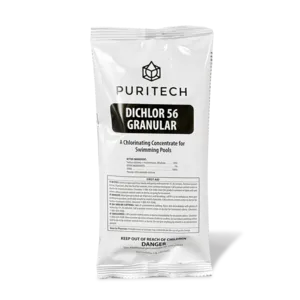 Puri Tech Sodium Dichlor Chlorine Shock Granules for Sanitizing, 1lb.