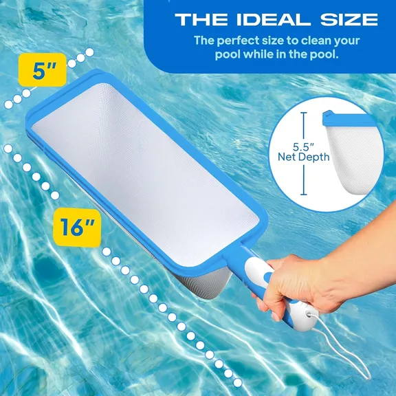 Skimmie&reg; Swim-N-Scoop in Pool Handheld Skimmer Net