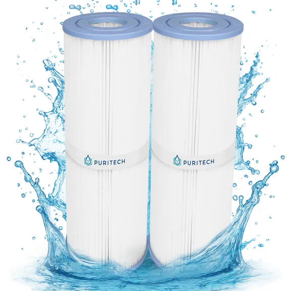 Puri Tech Spa Filter Cartridge Replacement, 2 Pack, Compatible with Watkins Hot Spring Spas 33, 31250, PWK35, C-6433, FC-3920