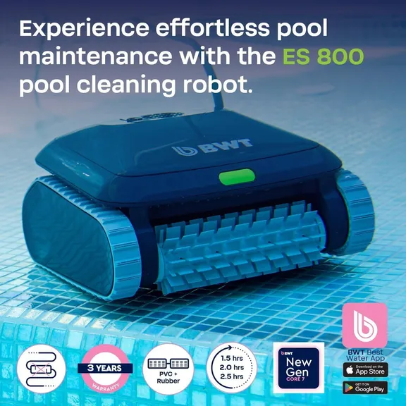 BWT ES 800 Robotic Pool Cleaner for In-Ground Pools