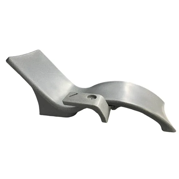 Global Pool Products Lounge Chairs with Connecting Table, Set of 2, Gray