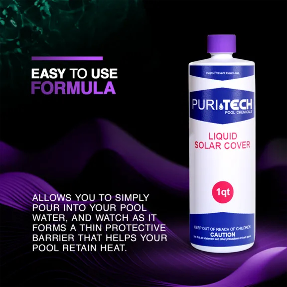 Puri Tech Pool Chemicals Liquid Solar Cover, 32oz.