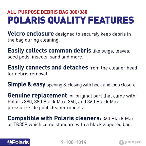 Polaris Universal Bag Suitable for 360 and 380 Models