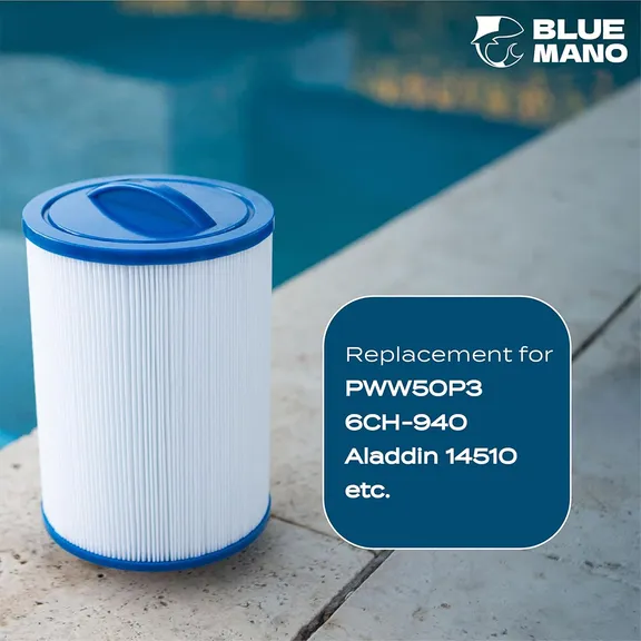 Pool Filter Replacement Cartridges, PWW50P3, 2-Pack