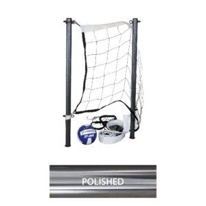 Global Pool Products Stainless Steel Inground Pool Volleyball Set, 20ft.