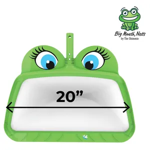 Skimmie&reg; Big Mouth Nets&reg; Mr Frog Large Leaf Rake Skimmer, 20"