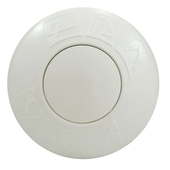 SR Smith Plastic Recessed Mounting Washer Assembly with Cap, White