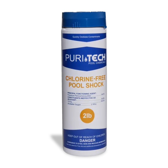 Puri Tech Pool Chemicals Chlorine-Free Pool Shock, 2lb.