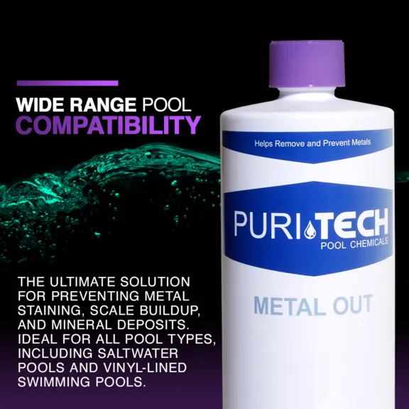 Puri Tech Metal Out for Pools, 32 oz.