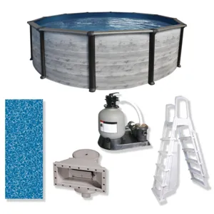 Puri Tech 24ft x 52" Sunset Bay Above Ground Swimming Pool Kit