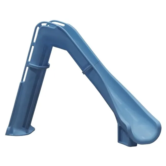 Global Pool Products Bad AXE X7 Slide, Right Curve, Blue Quartz