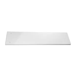 Global Pool Products 8' White Diving Board Replacement for Inground Swimming Pools GPP-DB-GX8-W