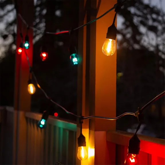 Blue Mano Outdoor 24 LED String Lights, 48ft. Cord