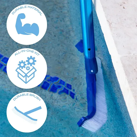 Blue Mano 6-Piece Pool Cleaning Kit